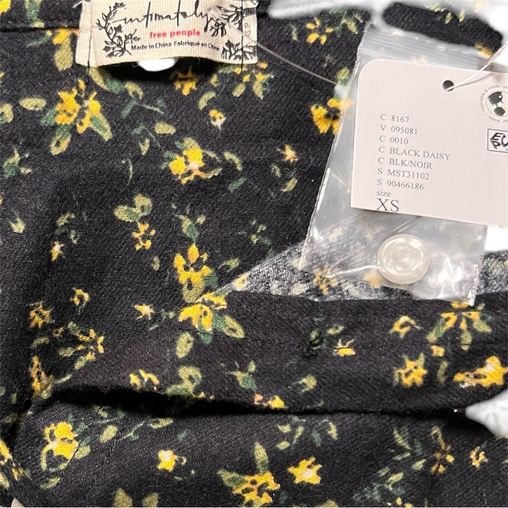 NWT x Intimately FP Early Morning Sleep Set in Black Combo XS - Picture 4 of 4
